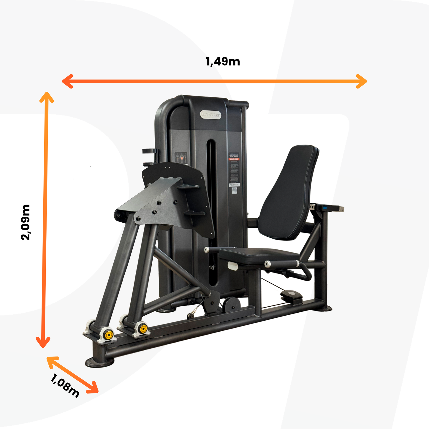 Combo Training 2: Leg Press + Puxada e Remada + Brinde (1 kit de puxadores anatômicos)
