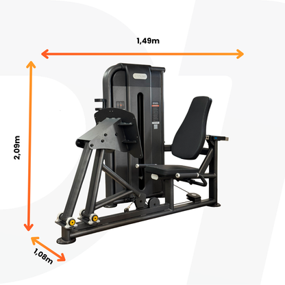 Combo Training 2: Leg Press + Puxada e Remada + Brinde (1 kit de puxadores anatômicos)