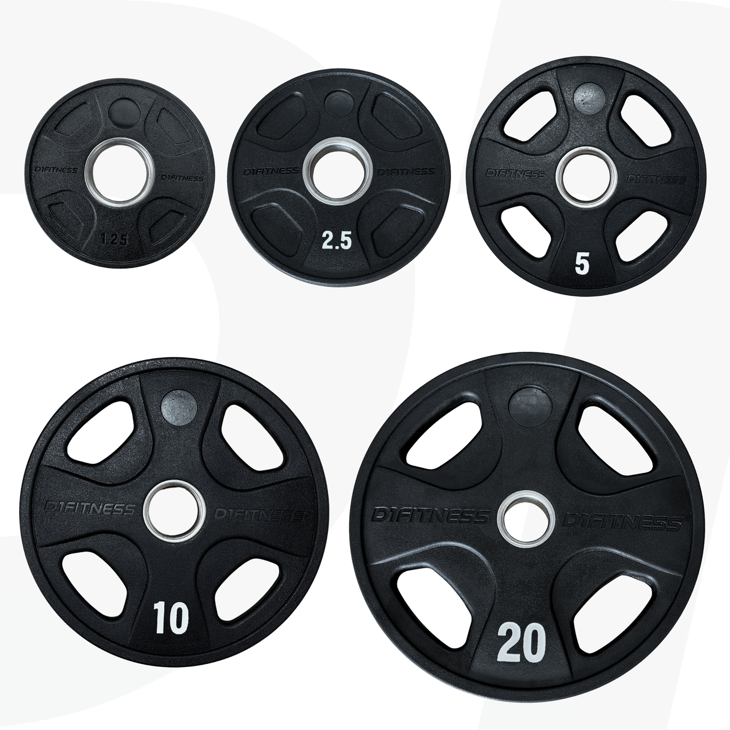 Anilha Elite Emborrachada - 4 Grips