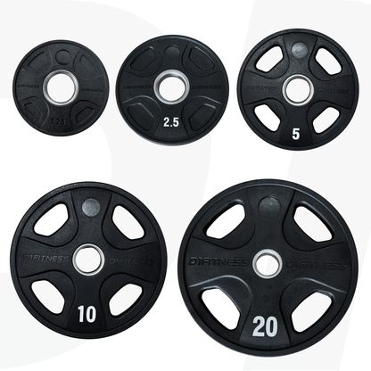Anilha Elite Emborrachada - 4 Grips