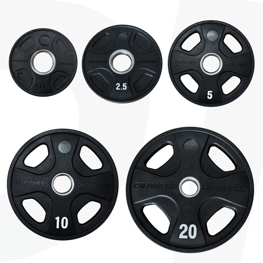 Anilha Elite Emborrachada - 4 Grips