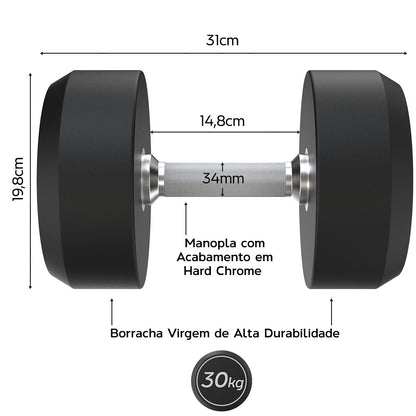 Dumbbell Rubber Elite