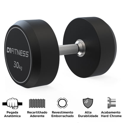 Kit Dumbbell Rubber Elite