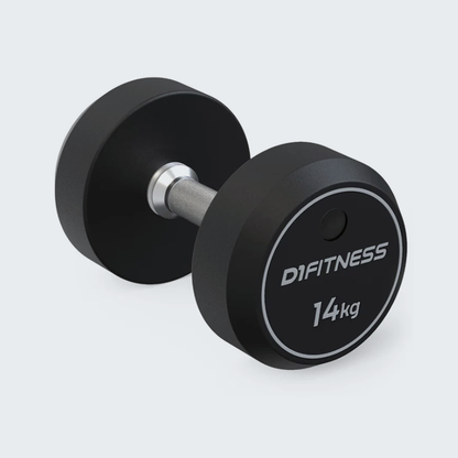 Dumbbell Rubber Elite Custom - D1Fitness