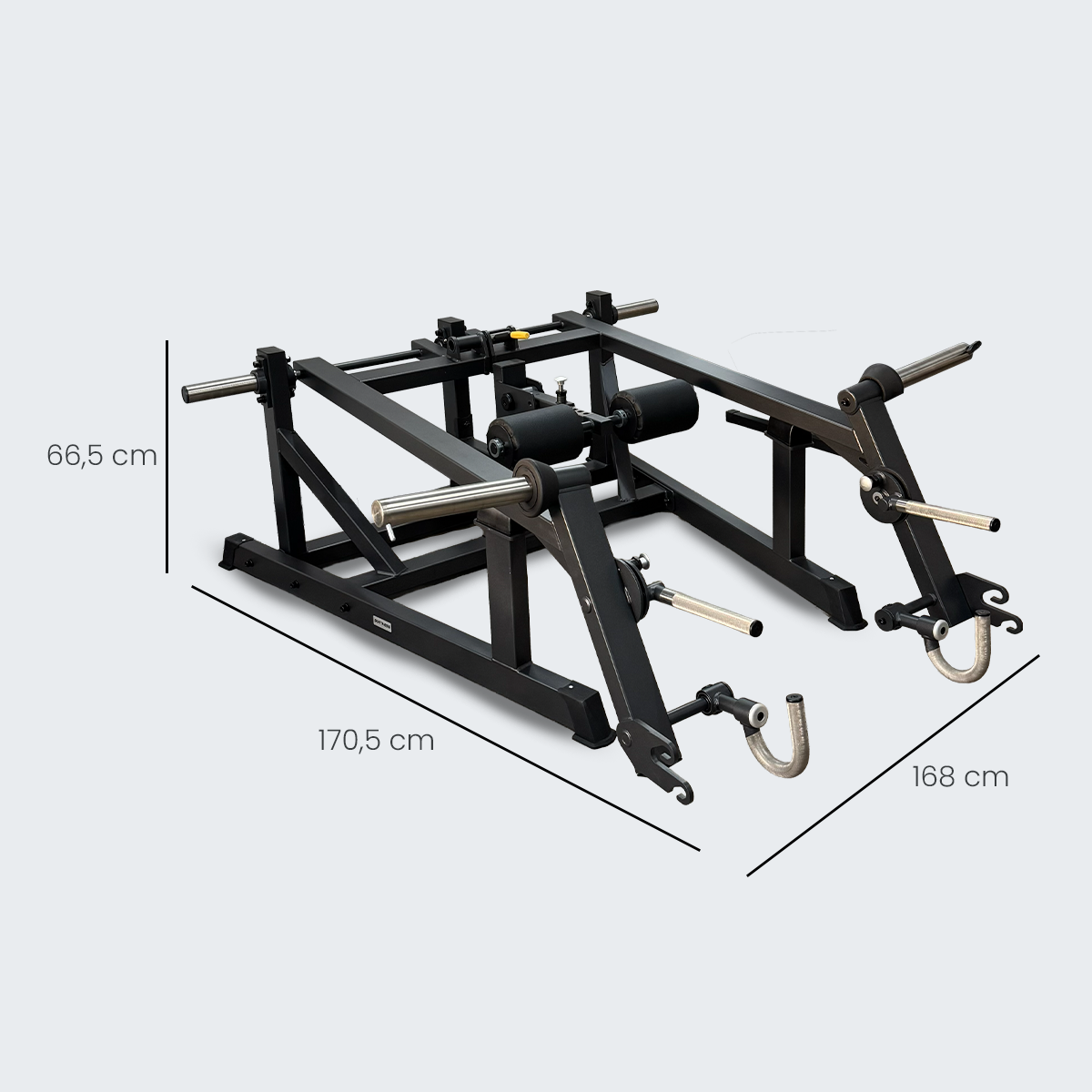 Máquina de Agachamento Bulgaro Afundo e Deadlift Square Max - D1Fitness