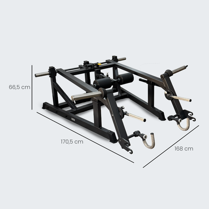 Máquina de Agachamento Bulgaro Afundo e Deadlift Square Max - D1Fitness
