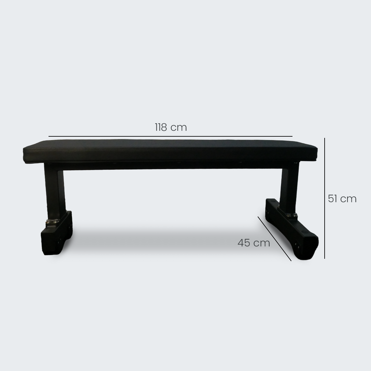 3556 - Banco Reto de Musculação Dominator