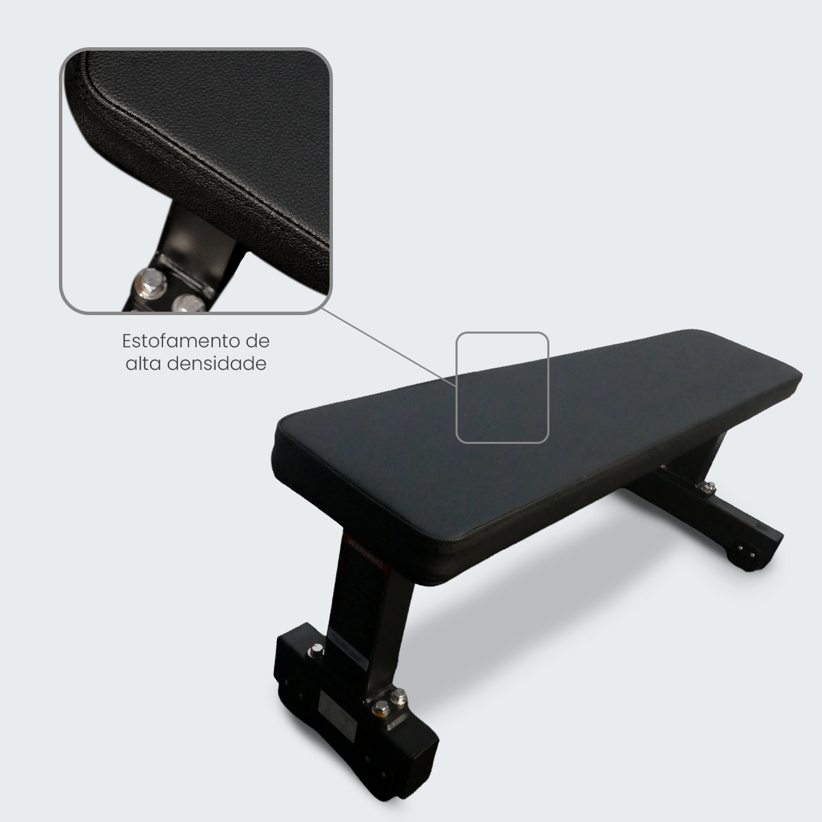 3556 - Banco Reto de Musculação Dominator