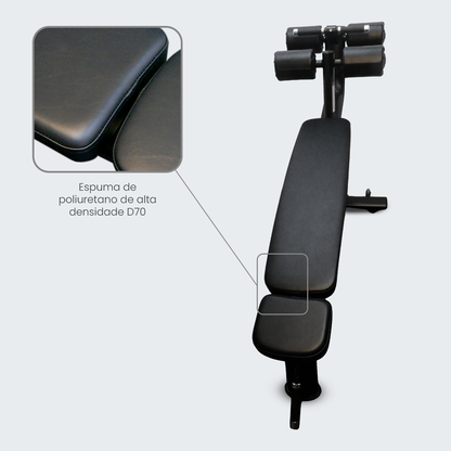 3981 - Banco Prancha Abdominal Declinada