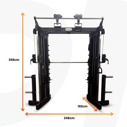 Cross Over Angular + Smith Barra Guiada