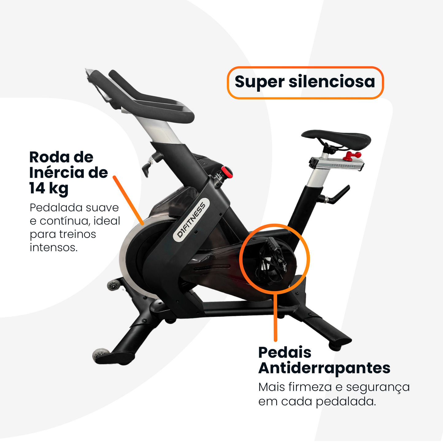 Bicicleta Ergométrica Spinning Bike Pro