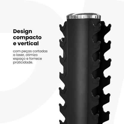 SUPORTE PARA HALTER DUMBBELL EXPOSITOR TORRE - D1Fitness