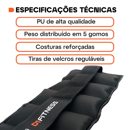 Caneleira Profissional Emborrachada 18kg
