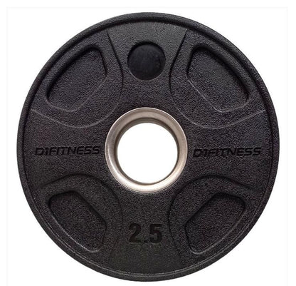 Anilha Elite Emborrachada - 4 Grips 2,5kg (OUTLET) - D1Fitness