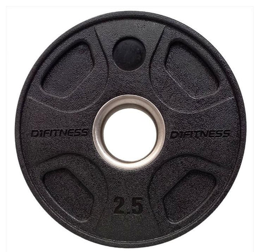 Anilha Elite Emborrachada - 4 Grips 2,5kg (OUTLET) - D1Fitness
