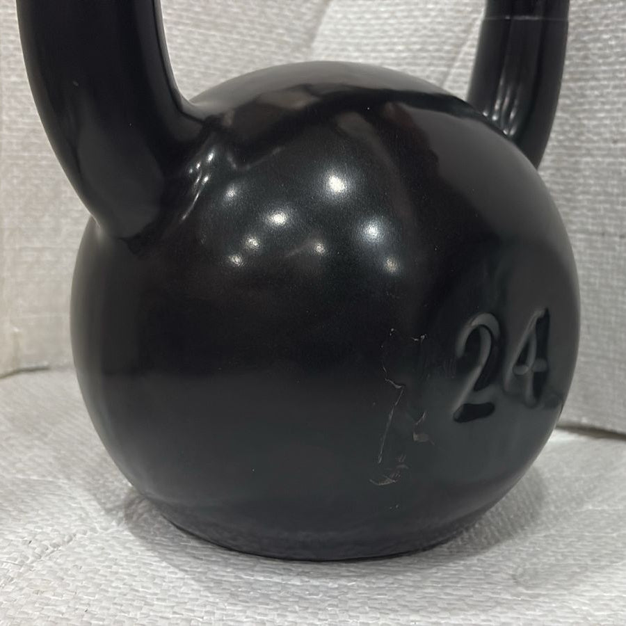 Kettlebell Emborrachado IronCast - Alça Longa 24kg (OUTLET)