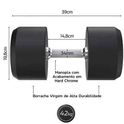 Dumbbell Rubber Elite