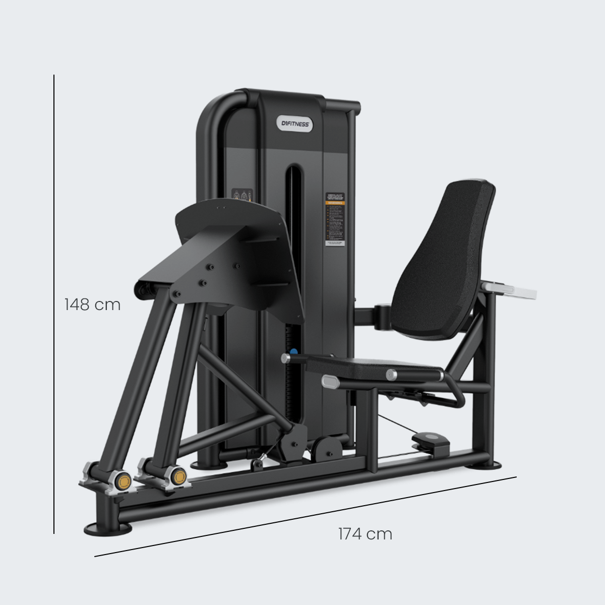 Kit Retrofit 1 — Puxada e remada baixa + flexor extensor + leg press horizontal