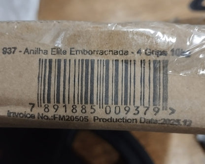 Anilha Elite Emborrachada - 4 Grips 10kg (OUTLET) - D1Fitness