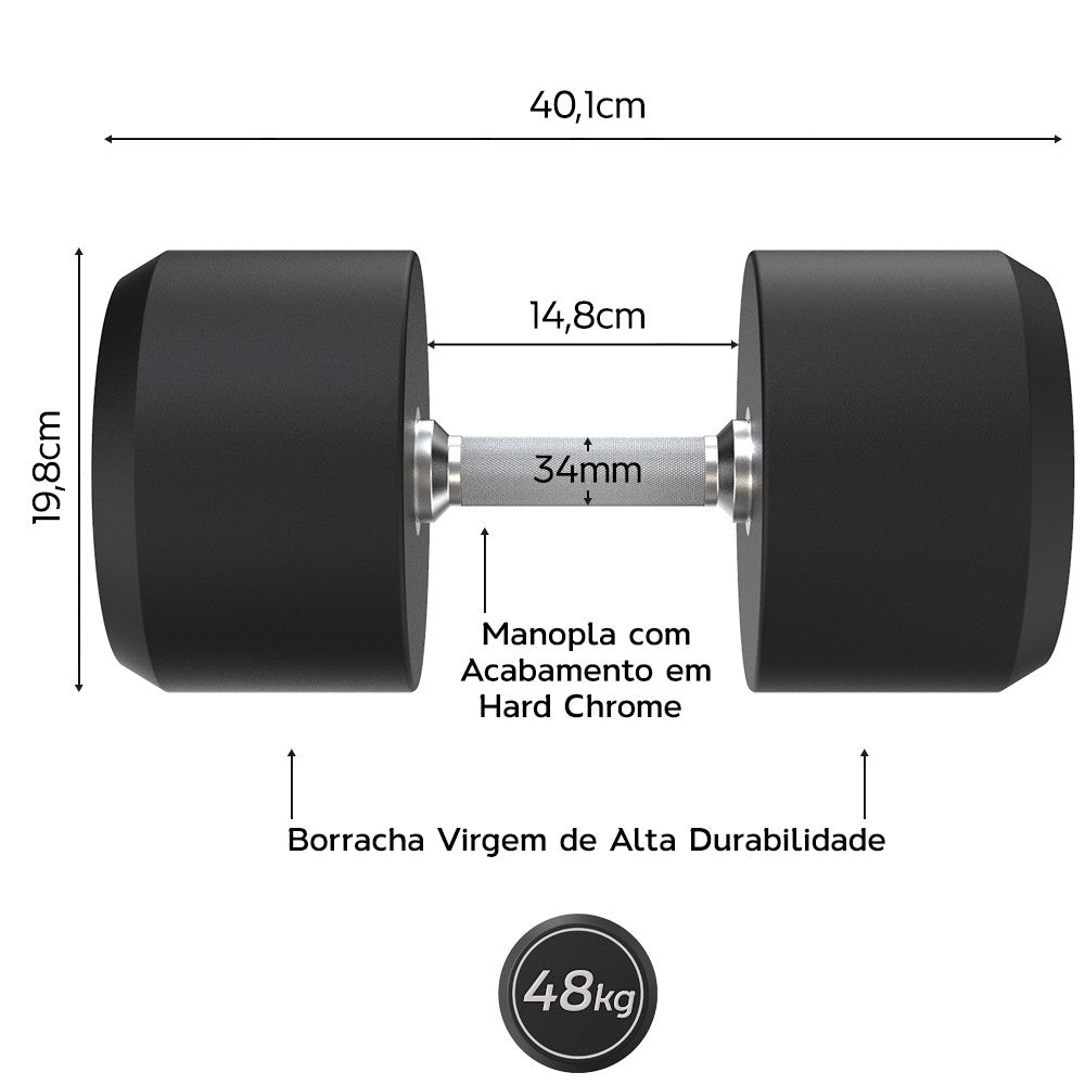 Dumbbell Rubber Elite