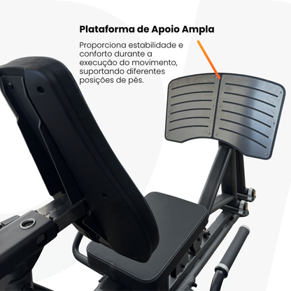 Combo Training 2: Leg Press + Puxada e Remada + Brinde (1 kit de puxadores anatômicos)