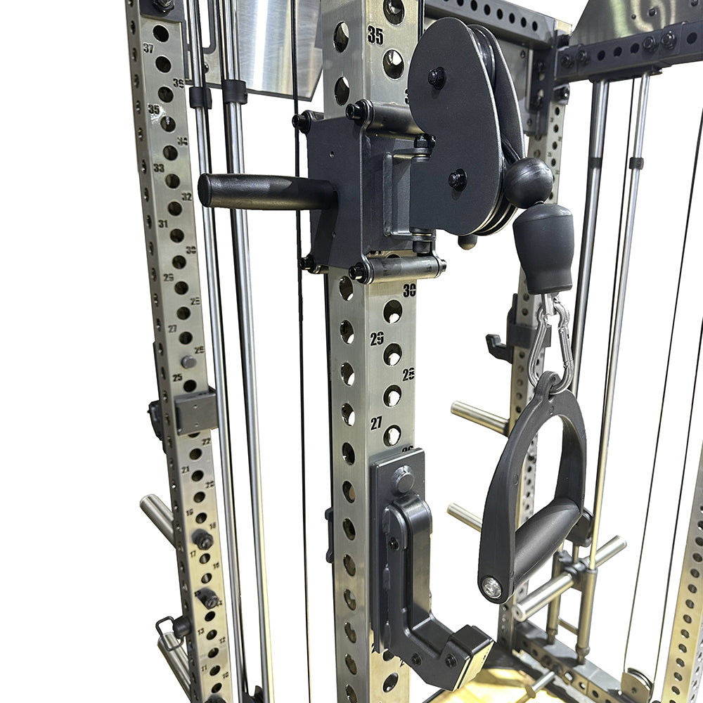 Powerflex Mini Rack Half Rack PowerFlex com Roldanas e Plataforma – D1Fitness