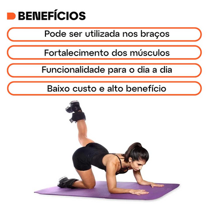 Caneleira Profissional Emborrachada 20kg