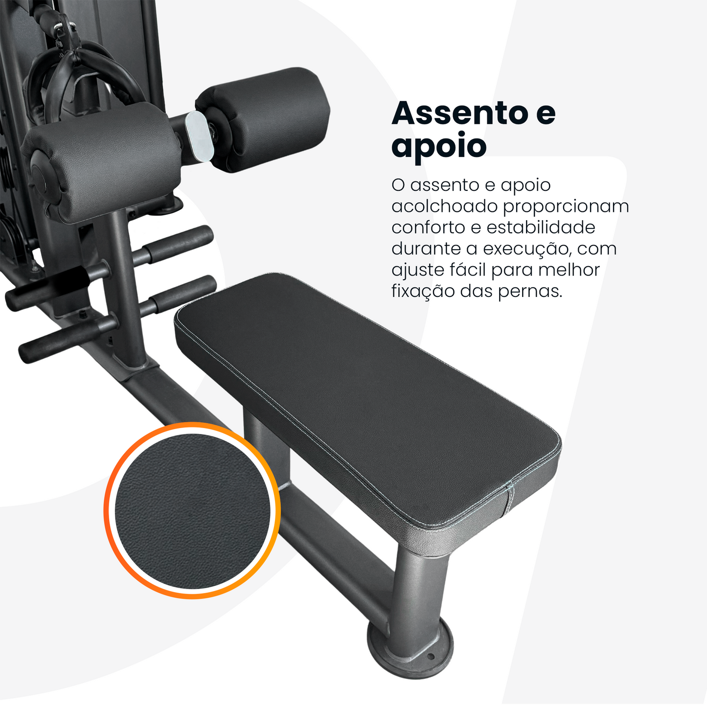 Combo Training 2: Leg Press + Puxada e Remada + Brinde (1 kit de puxadores anatômicos)