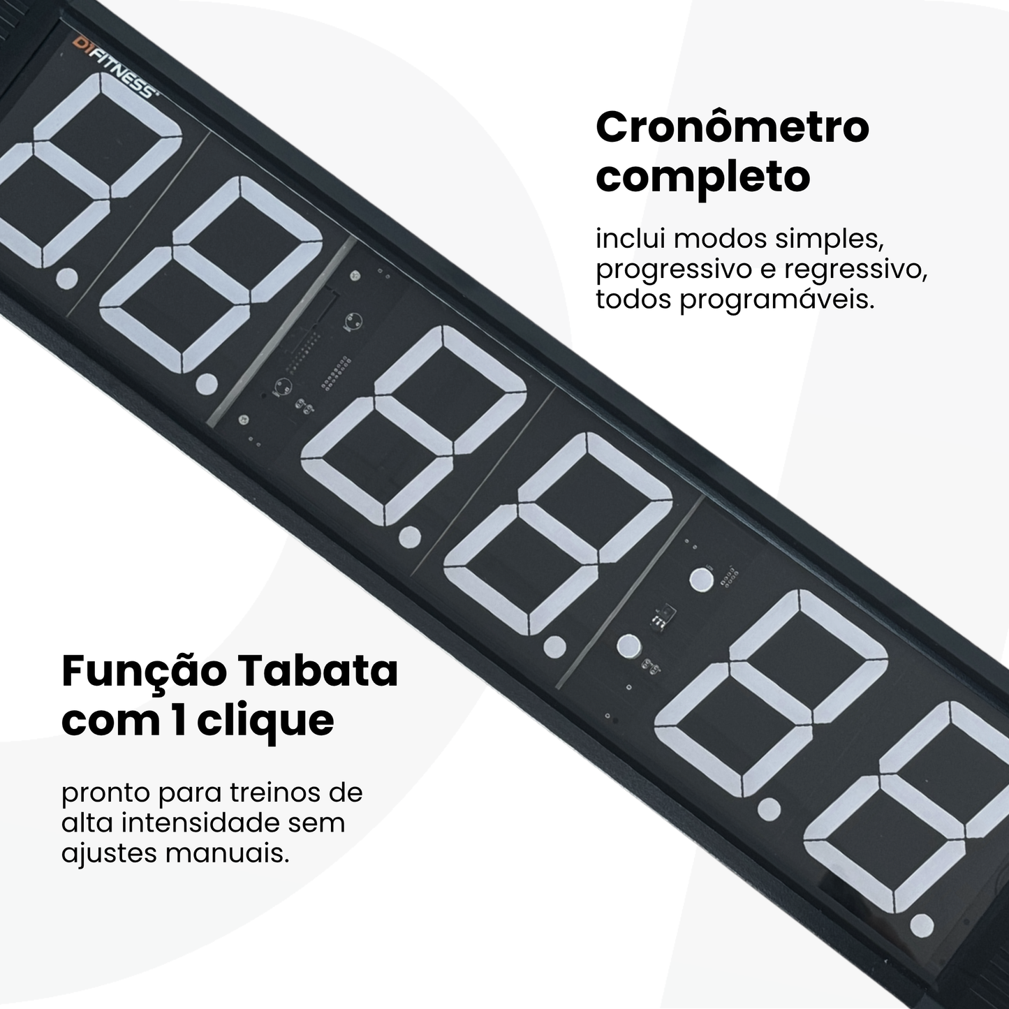 Cronômetro Digital Timer com Controle 6 dígitos
