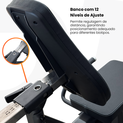 Combo Training 2: Leg Press + Puxada e Remada + Brinde (1 kit de puxadores anatômicos)