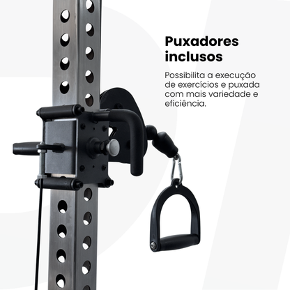 Half Rack PowerFlex com Roldanas