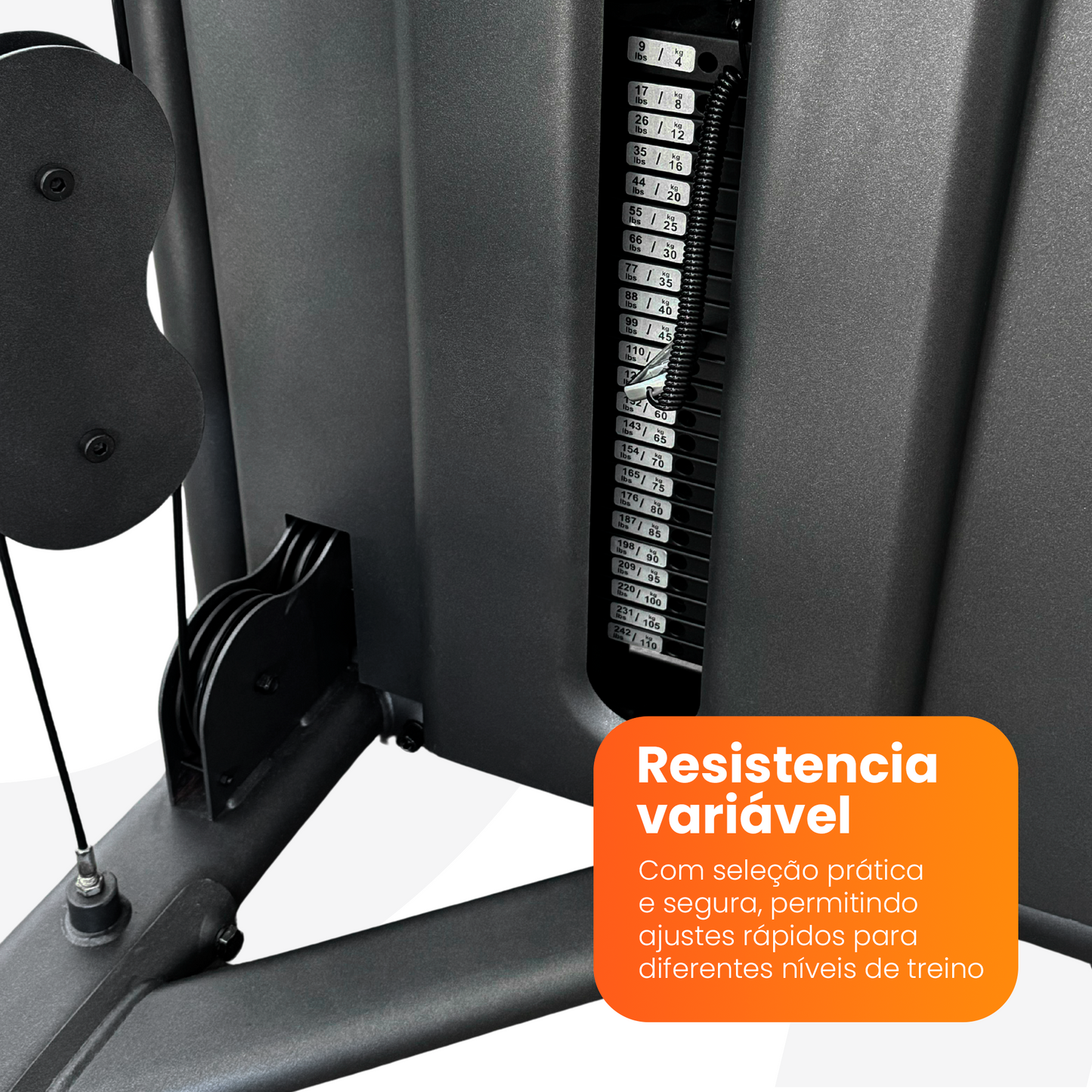 Combo Training 2: Leg Press + Puxada e Remada + Brinde (1 kit de puxadores anatômicos)