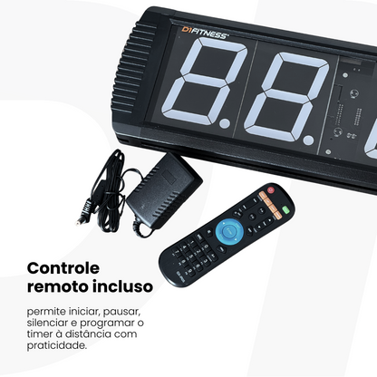 Cronômetro Digital Timer com Controle 6 dígitos