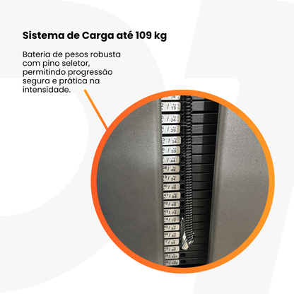Combo Training 2: Leg Press + Puxada e Remada + Brinde (1 kit de puxadores anatômicos)