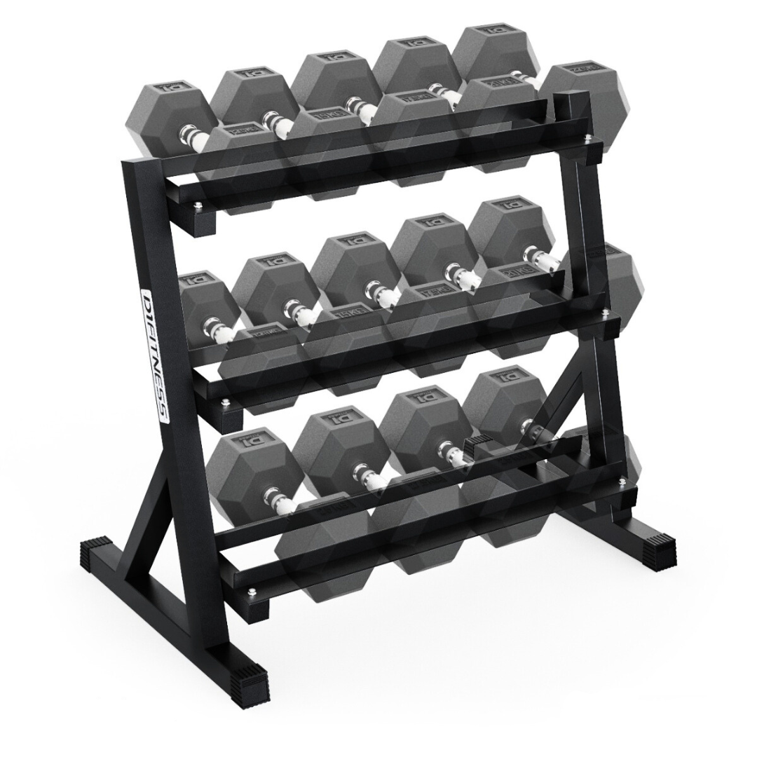 Kit Suporte Estante para Halter + Halteres 10,15,17.5,20,22.5,27.5 kg