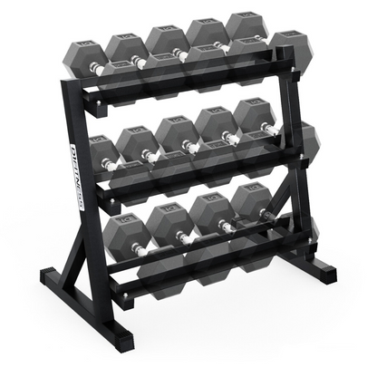 Kit Suporte Estante para Halter + Halteres 10,15,17.5,20,22.5,27.5 kg