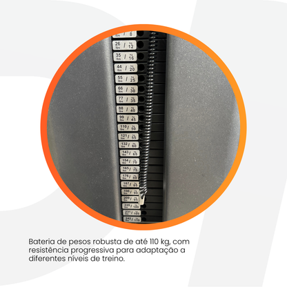 CADEIRA EXTENSORA E FLEXORA PROFISSIONAL D1FITNESS