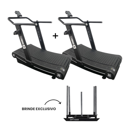 Combo Strong 1: 2un Esteira Curva + Brinde (1un Trenó Power Sled)