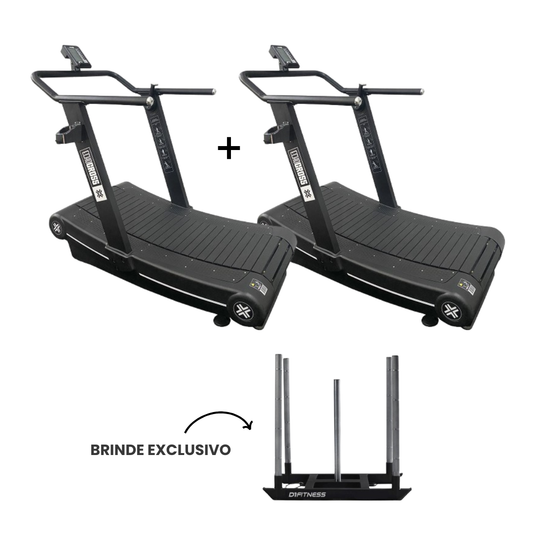 Combo Strong 1: 2un Esteira Curva + Brinde (1un Trenó Power Sled)