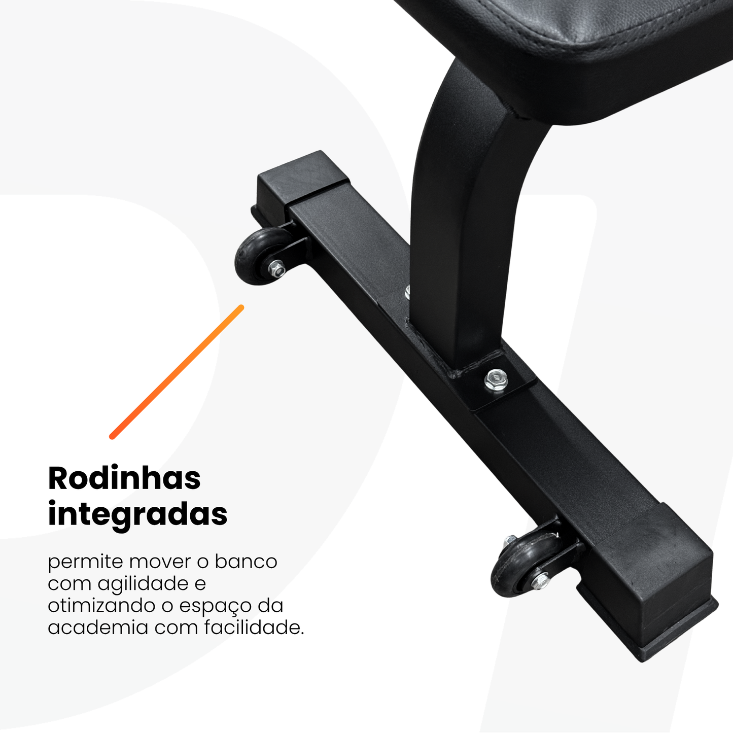 Banco Reto Fixo para Academia