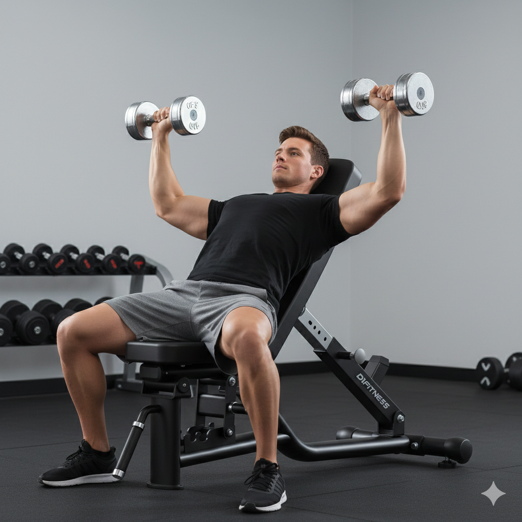 Banco Ajustável Profissional Proline - D1Fitness