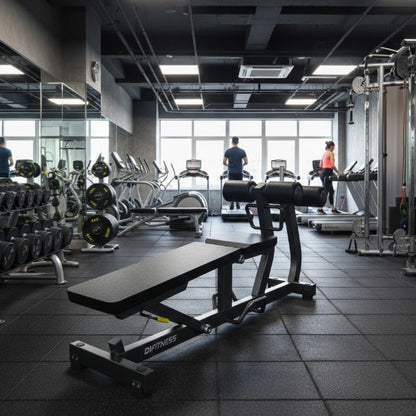Banco Prancha Abdominal Declinada Dominator - D1Fitness