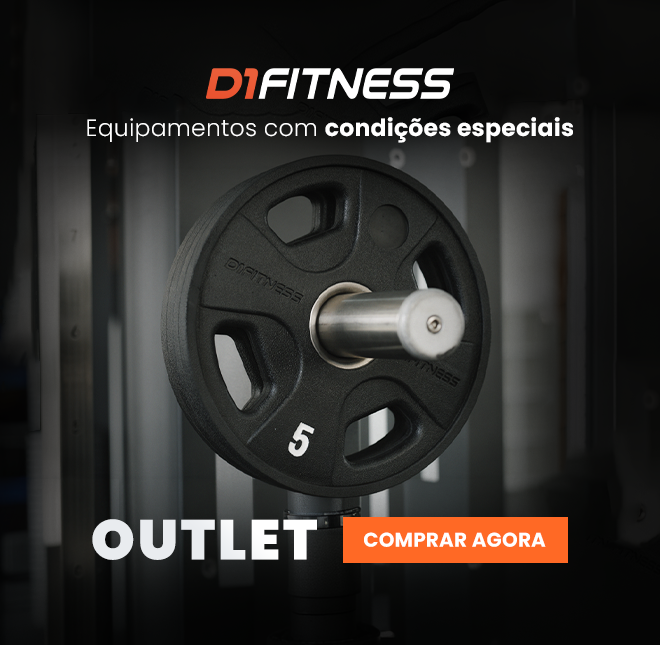 Outlet D1Fitness: Equipamentos com condições especiais por tempo limitado.