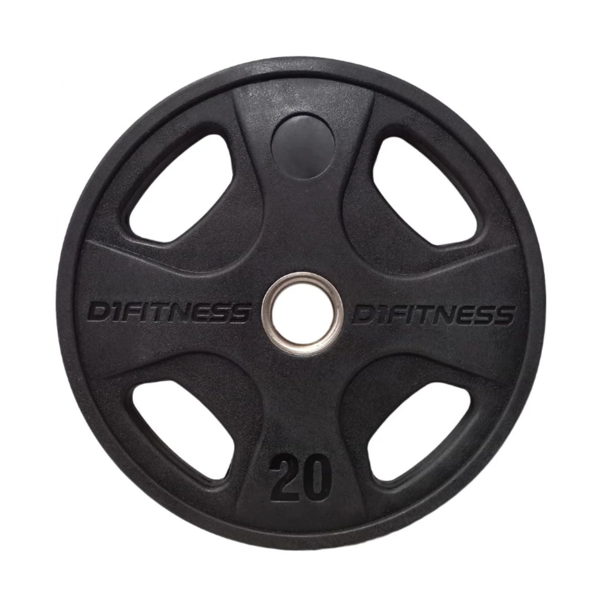 Anilha Elite Emborrachada - 4 Grips 20kg USADA