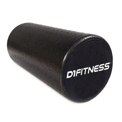 Kit Colchonete Emborrachado + Tapete Yoga + Foam Roller 30cm - D1Fitness