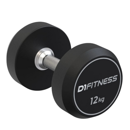 Kit Dumbbell Rubber Elite 12 a 30kg Com Suporte