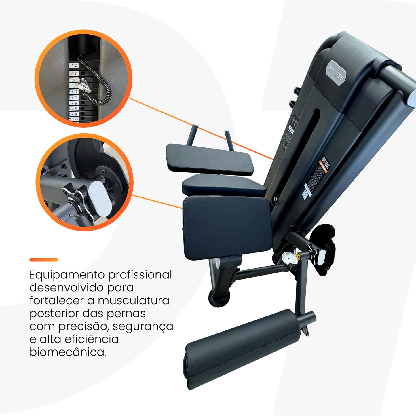 Flexor de Joelhos Deitado Decúbito Ventral - D1Fitness