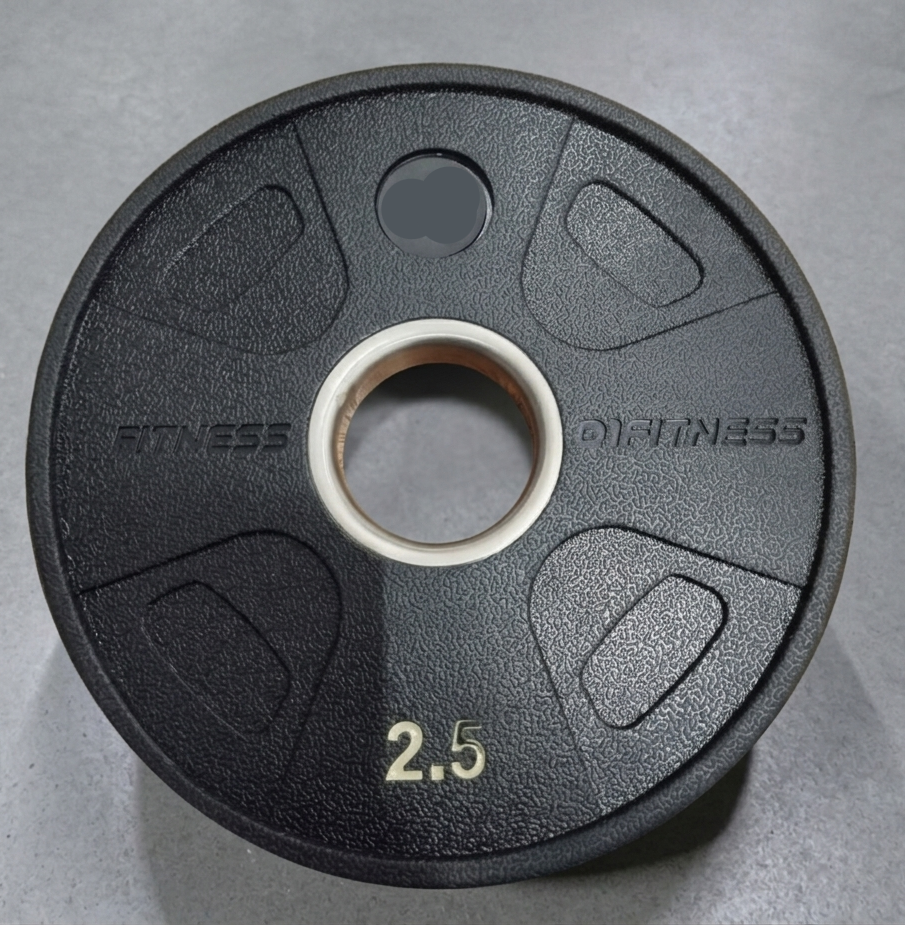 Anilha Elite Emborrachada - 4 Grips 2,5kg (OUTLET) - D1Fitness