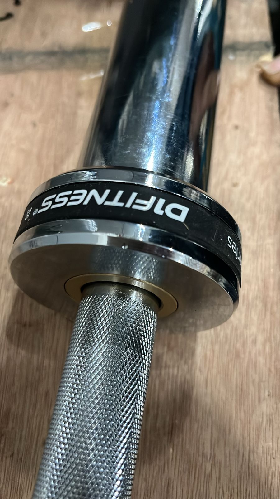 Barra Olímpica 1,70m Júnior Técnica Cromada 10kg - C/ Rolamento (OUTLET)