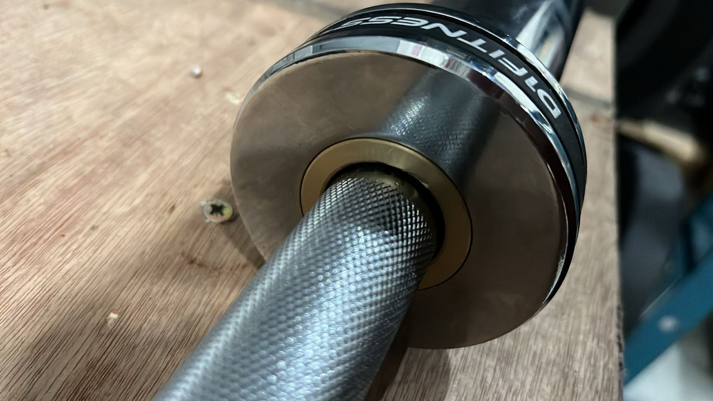 Barra Olímpica 1,70m Júnior Técnica Cromada 10kg - C/ Rolamento (OUTLET)